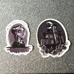 10/$10 ADDAMS FAMILY waterproof sticker Wednesday